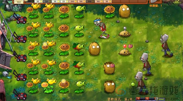 《植物大战僵尸融合版》冒险模式第4关通关攻略(图6) 《植物大战僵尸融合版》冒险模式第4关通关攻略(图6)