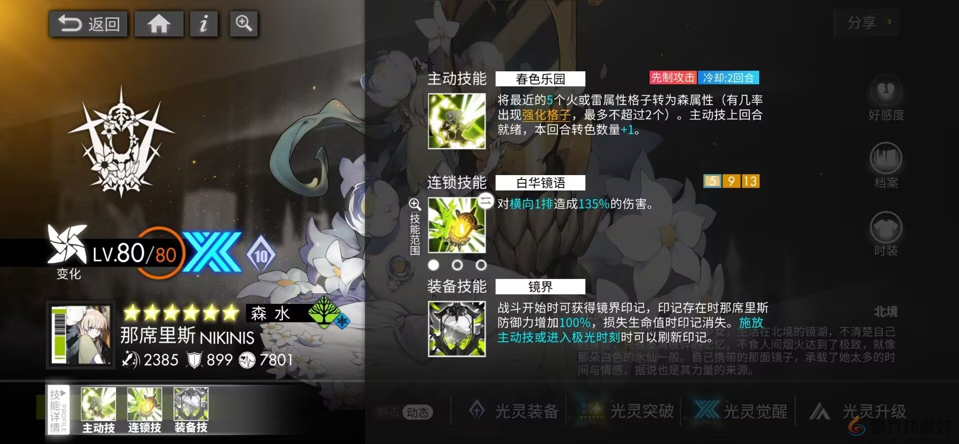 白夜极光那席里斯技能攻略