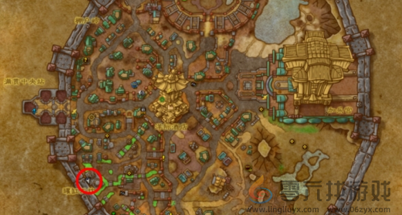 魔兽世界安德麦地区军需官位置分享(图4) 魔兽世界安德麦地区军需官位置分享(图4)