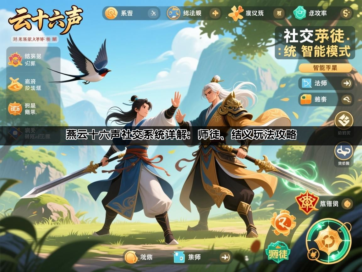 燕云十六声社交系统详解：师徒、结义玩法攻略(图1)